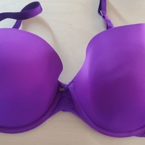 Victoria Secret Lined Demi, Purple, 38D